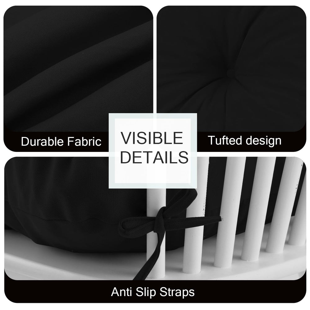 PRIMEPATIO cushion unpacked from package showing easy recovery and readiness