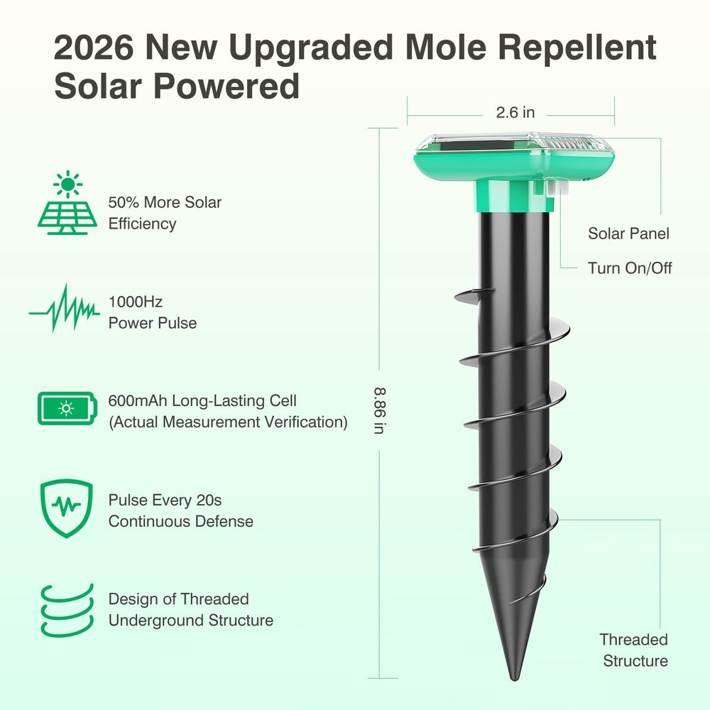 PRIZE ULTRA four stakes installed in lawn protecting garden beds