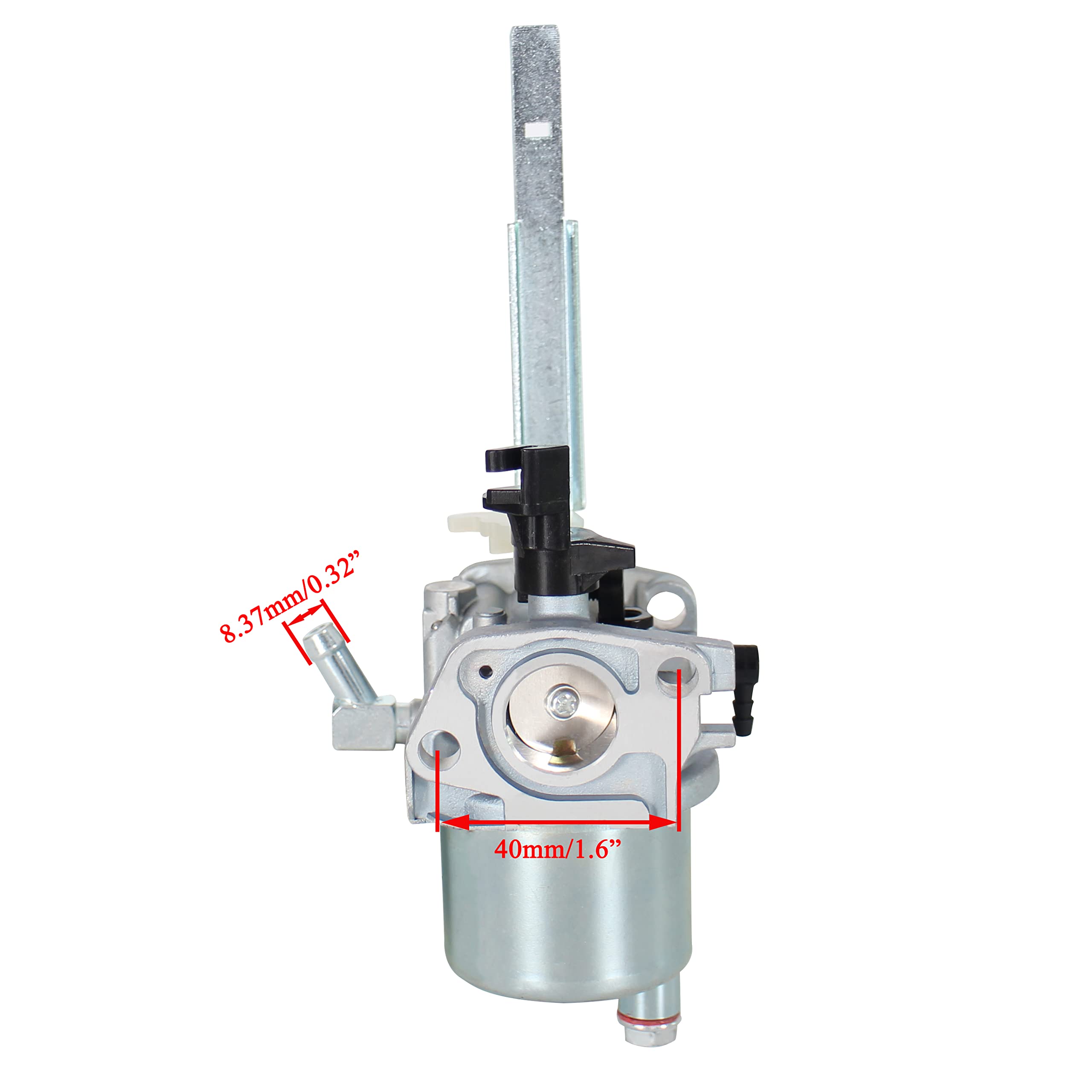 Pro Chaser close-up of throttle bore and jets, precision fit boosts consistent idle