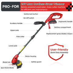 PRO-FOR handle and controls close-up offering ergonomic comfort benefit