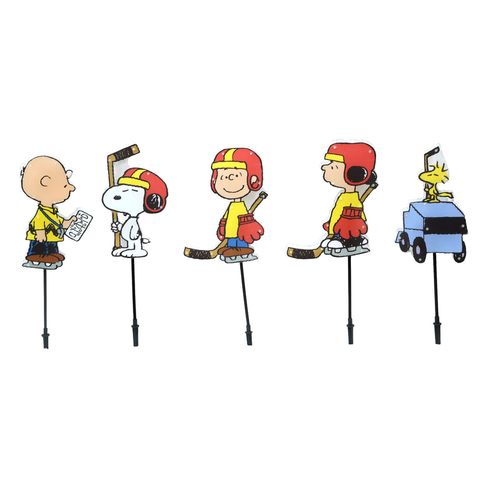 PRODUCTWORKS Peanuts front packaging showing characters and lights for festive curb appeal