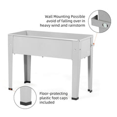 ProGard legs with plastic foot caps protecting deck and improving stability