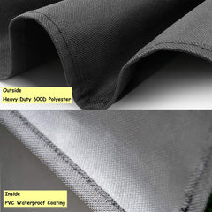 ProHome Direct dual zippers and webbed handles for secure carrying convenience