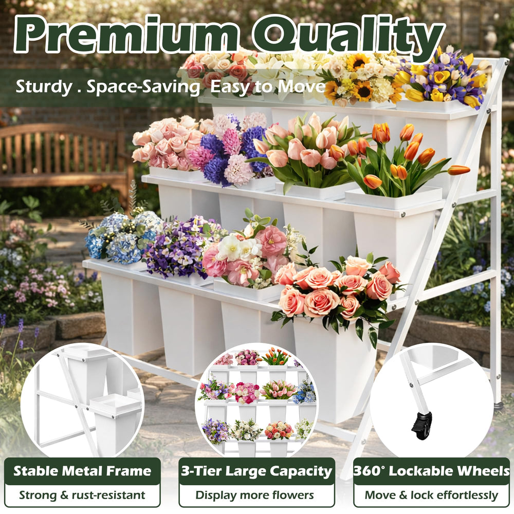 PROLEE buckets filled with water showcasing easy flower care and accessibility