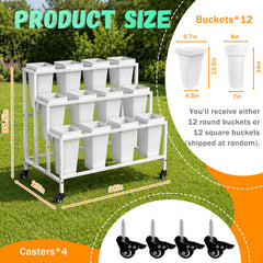 PROLEE swivel casters and leveling feet detail for smooth mobility or stable placement