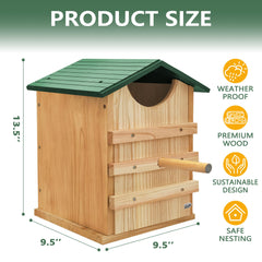 PROLEE clean-out door open for easy seasonal inspection and maintenance
