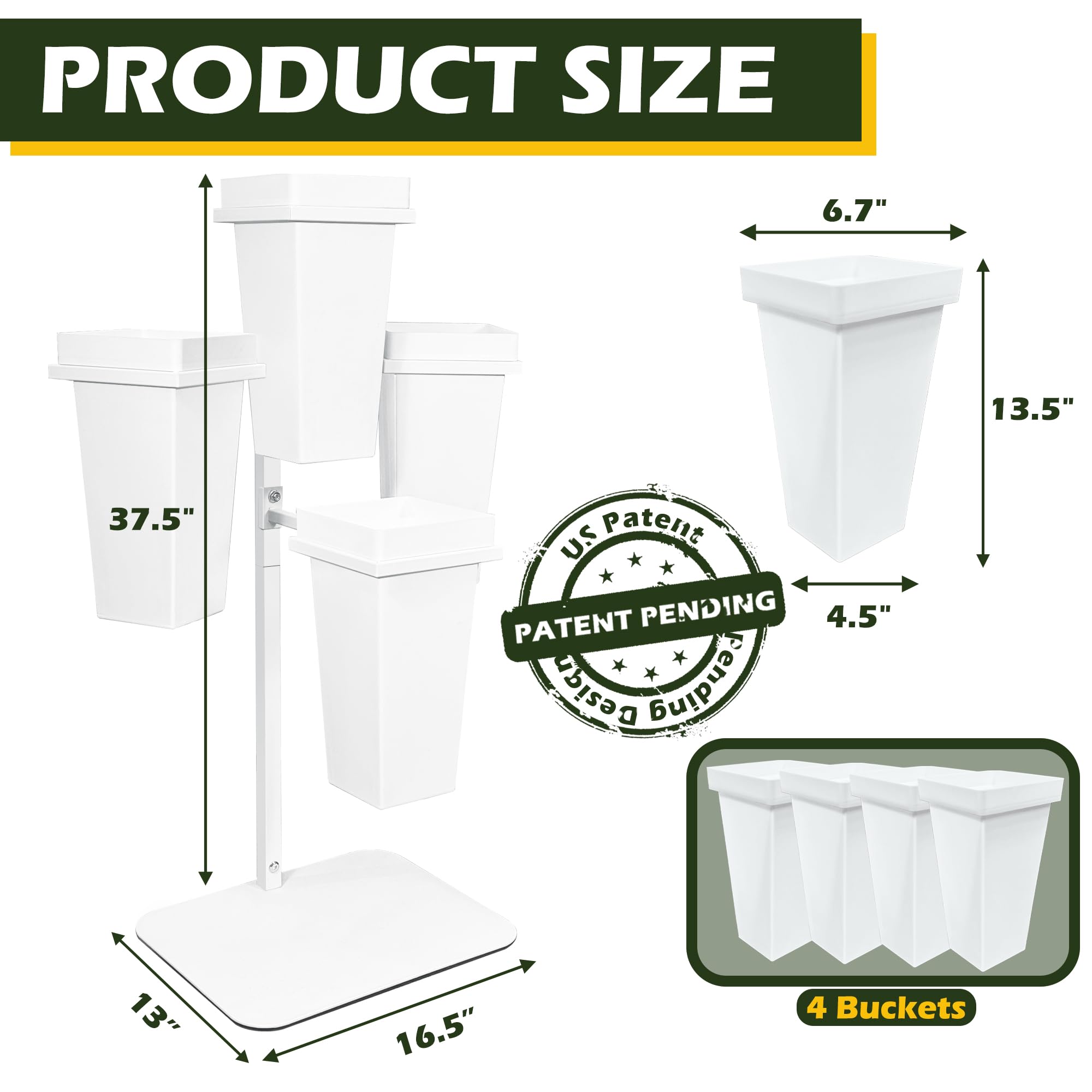 PROLEE stand positioned in a wedding aisle benefit creates decorative focal point