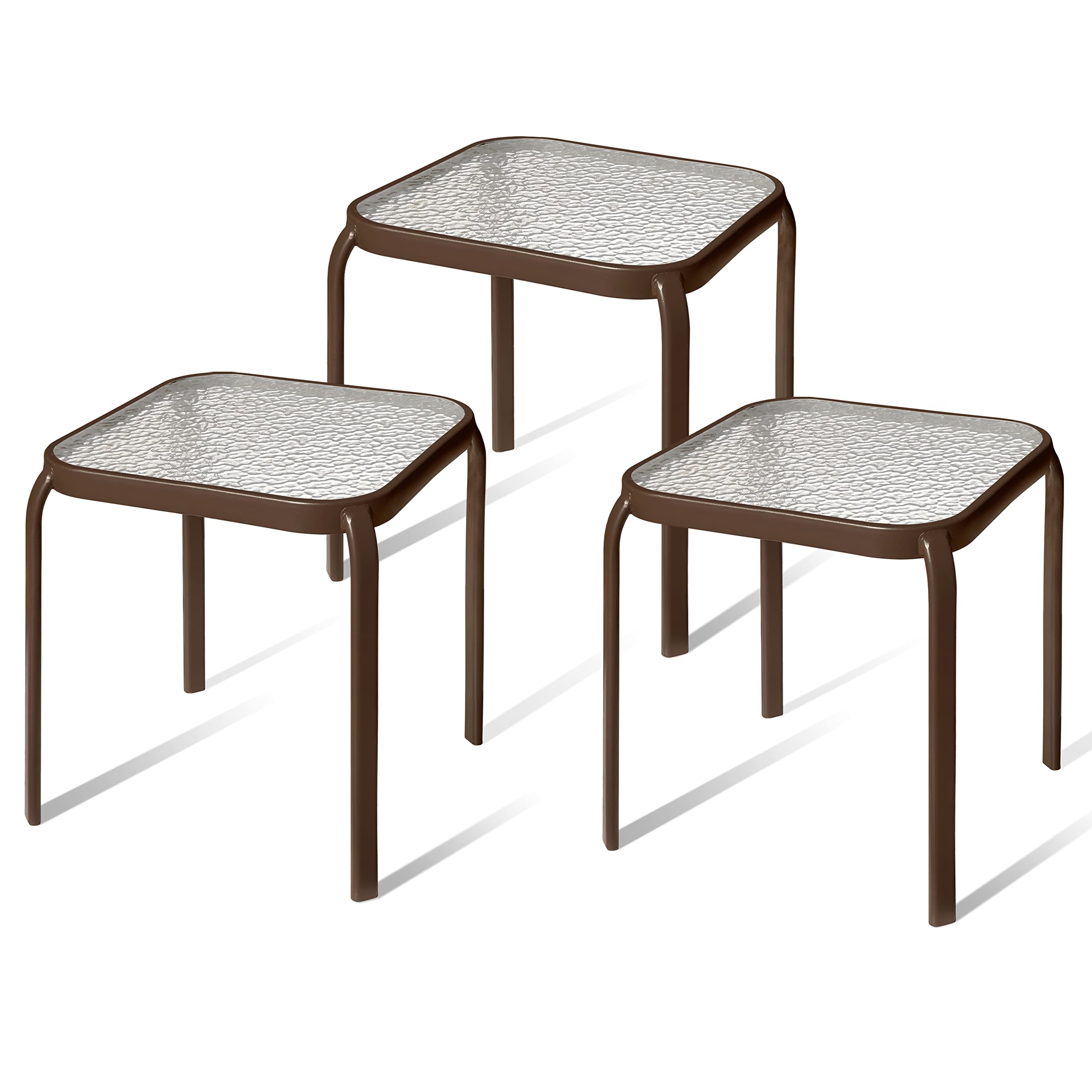 PROLISOK bronze three-piece front view showing sleek patio surface and durability