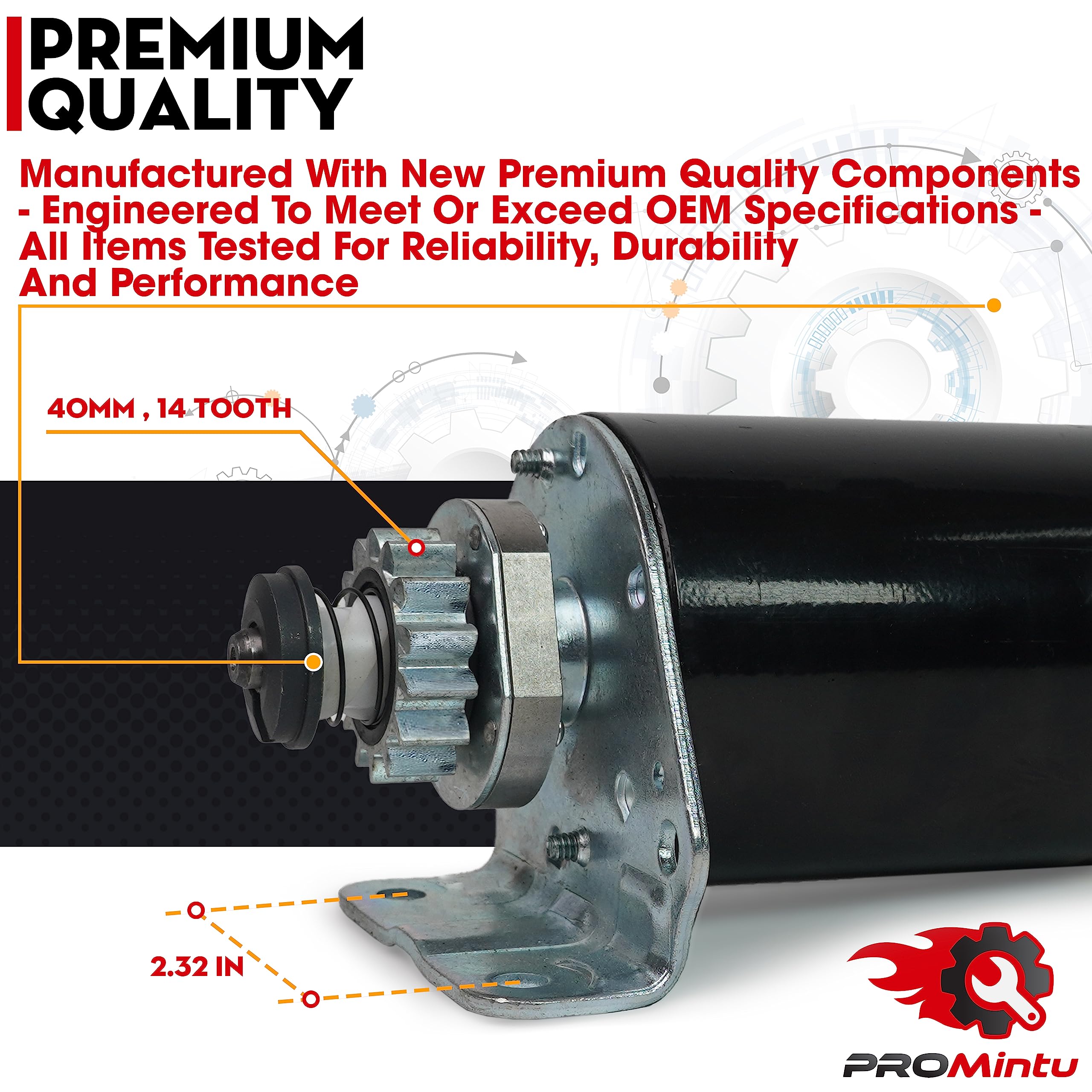 ProMintu starter mounted on Craftsman mower demonstrates direct-fit advantage