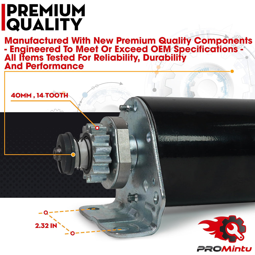 ProMintu starter mounted on Craftsman mower demonstrates direct-fit advantage