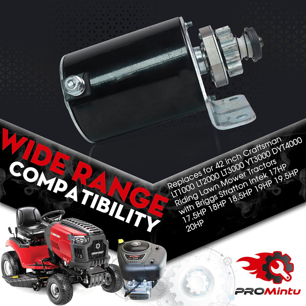 ProMintu starter side profile with label for model and part verification