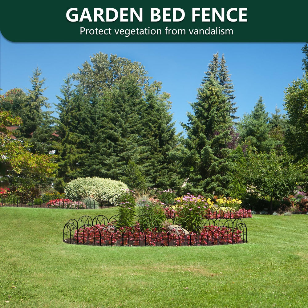 promitop curved layout example showing flexible configuration for garden borders