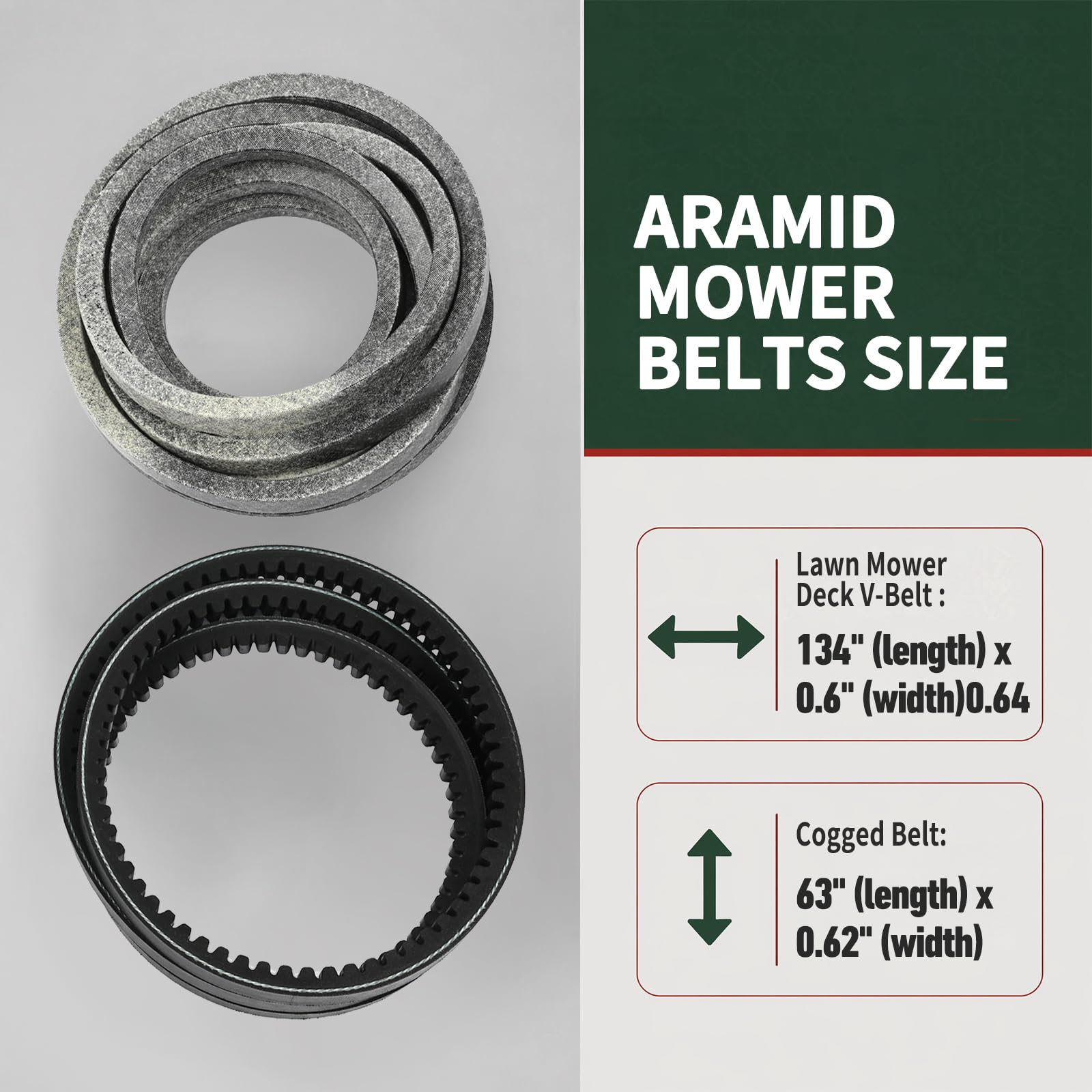 Promrmr close-up of cogged belt teeth demonstrating improved pulley contact and cooling benefit