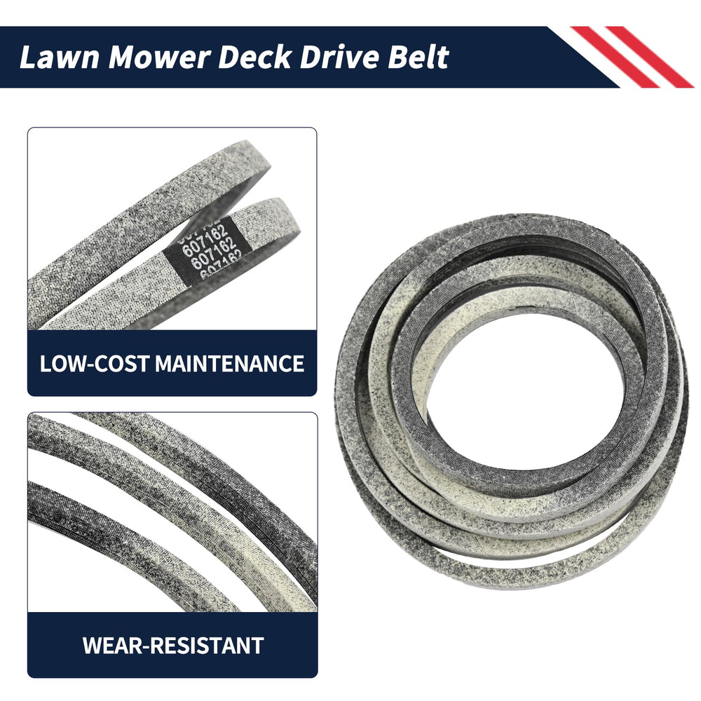 Promrmr installed on riding mower in yard to show restored cutting performance and reliability