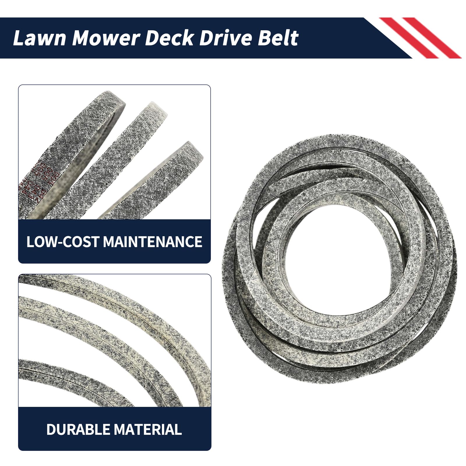 Promrmr used during mower maintenance highlighting reliable deck drive