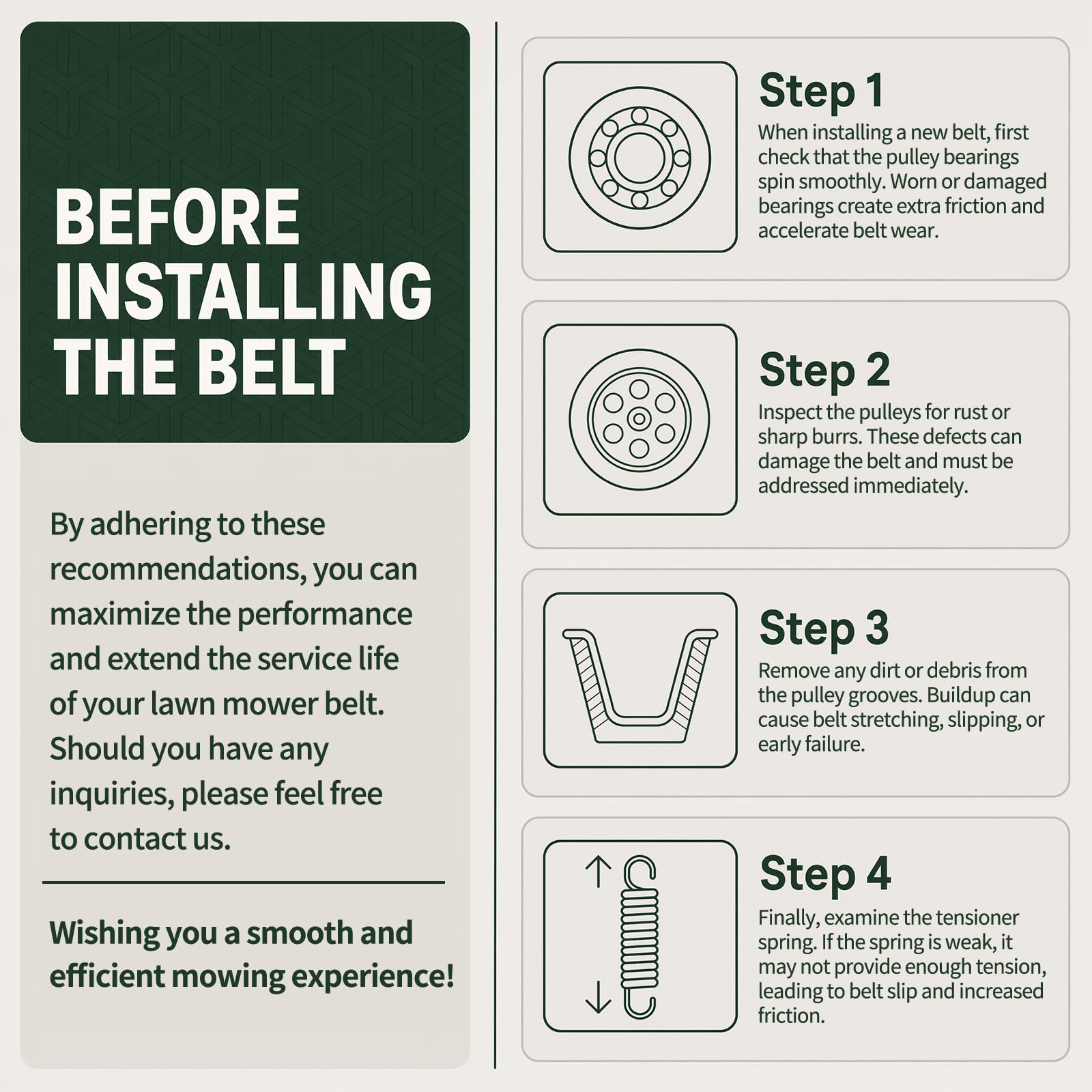 Promrmr V-belt profile detail highlighting aramid cord strength for reduced stretch benefit