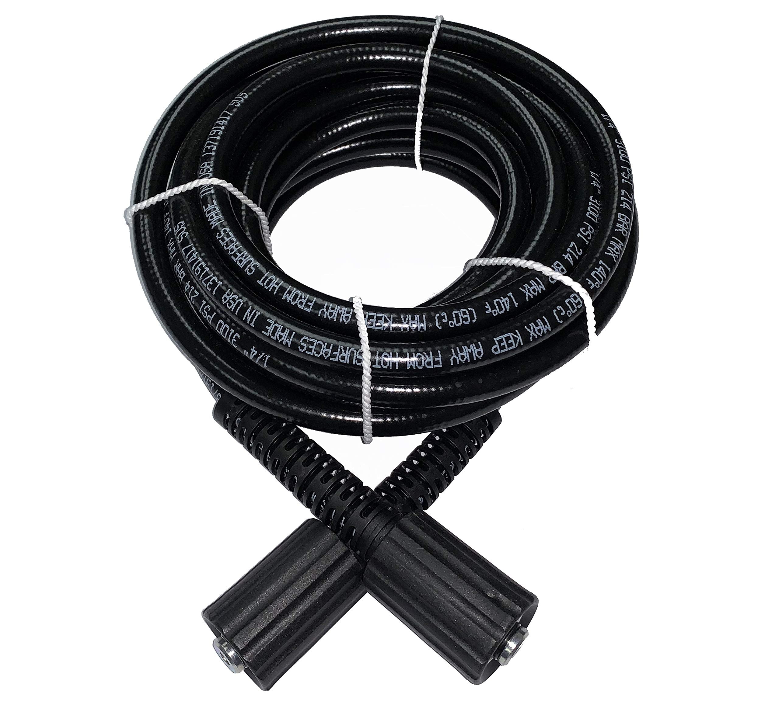 ProPulse hose front showing M22 connection and Made in USA label for trust