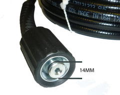 ProPulse hose attached to pressure washer in use for reliable cleaning reach
