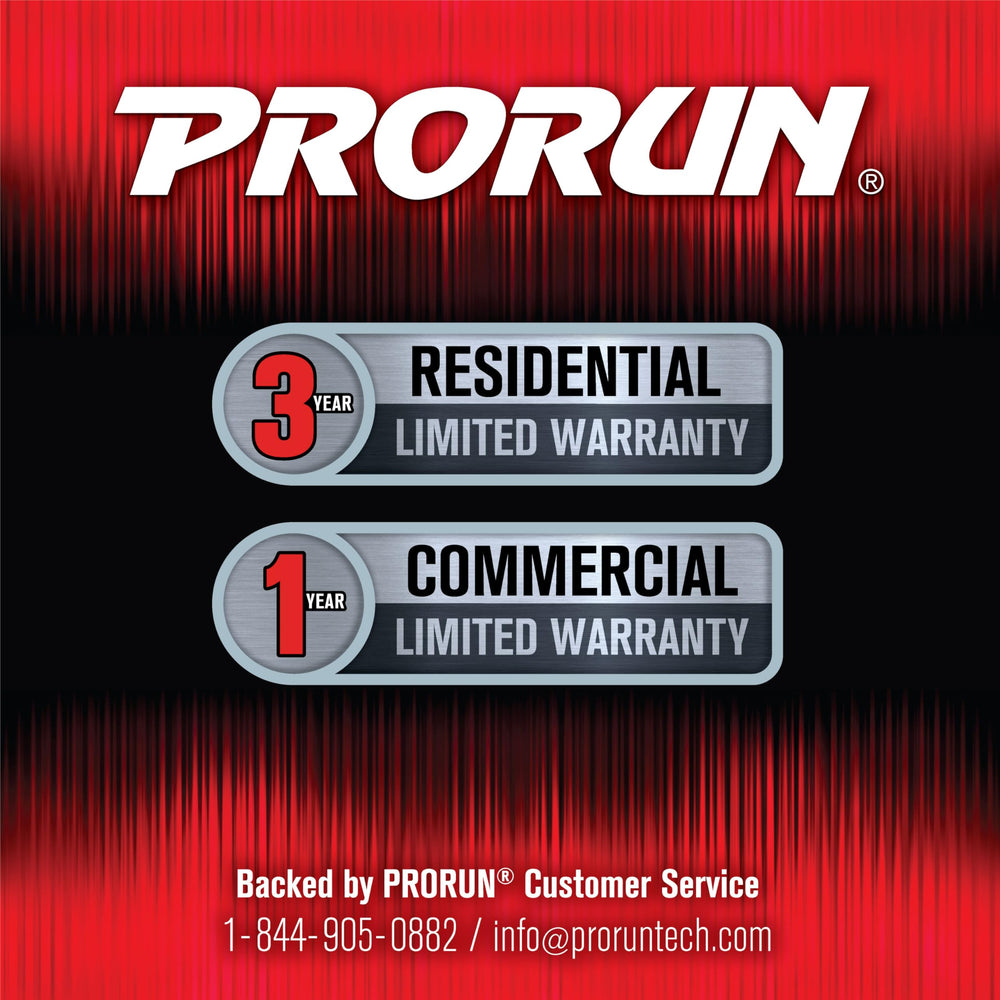 PRORUN balanced 70-inch shaft side view for improved handling benefit