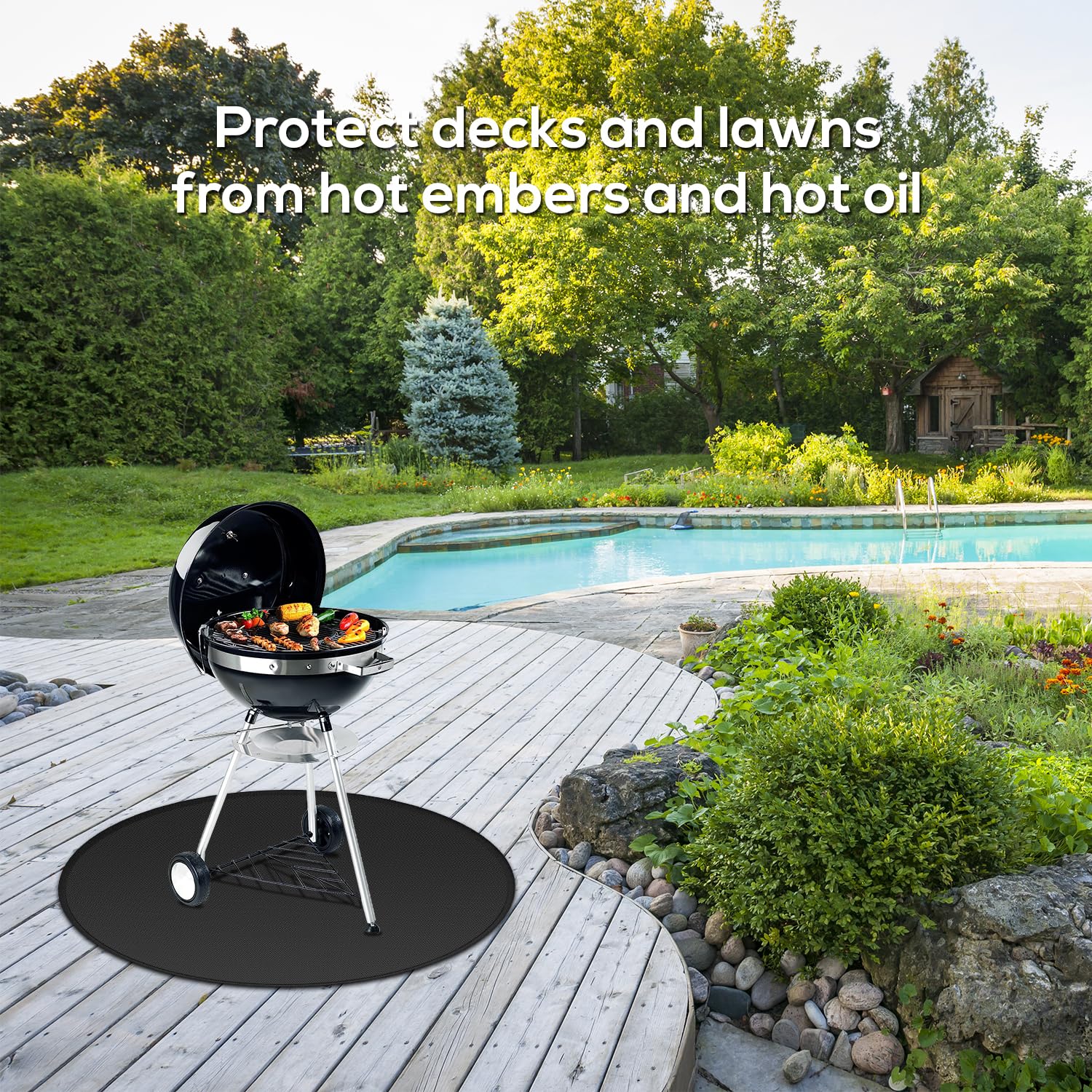 Protebox close-up of silicone-coated texture showing heat resistance and easy cleaning