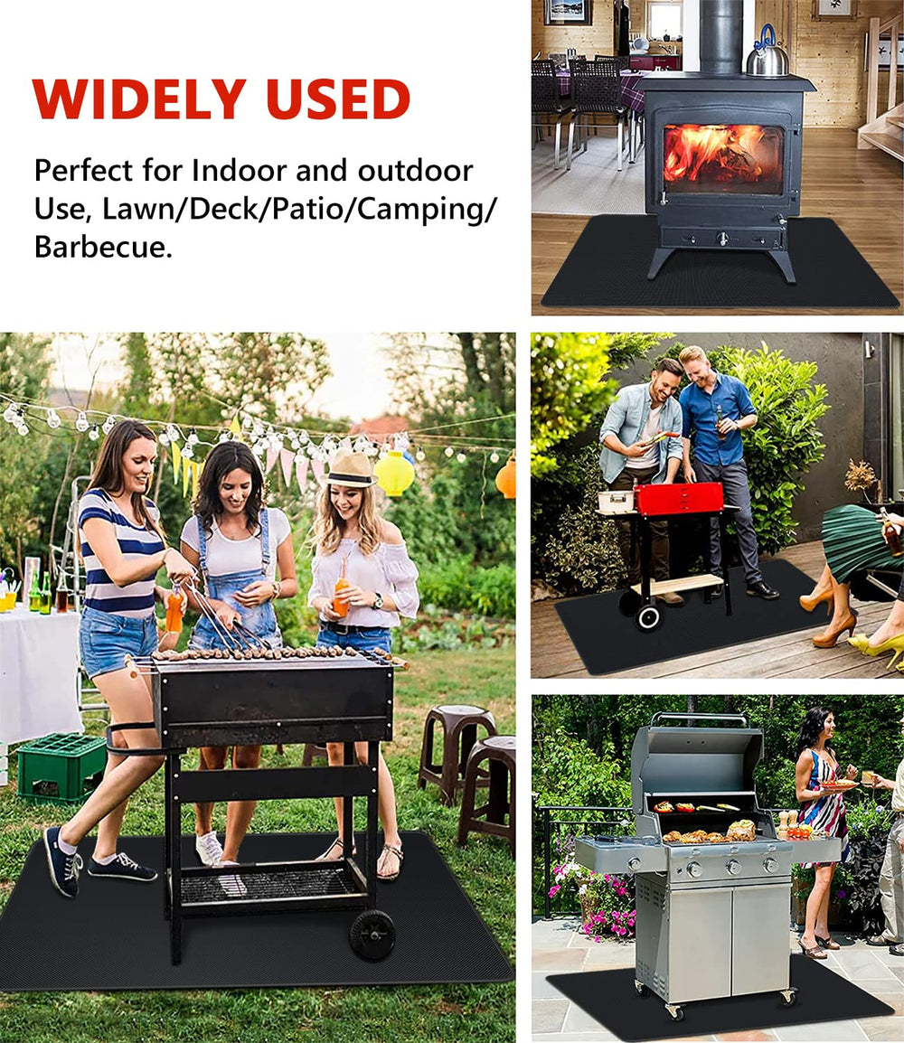 Protebox in backyard with grill and fire pit showcasing protection