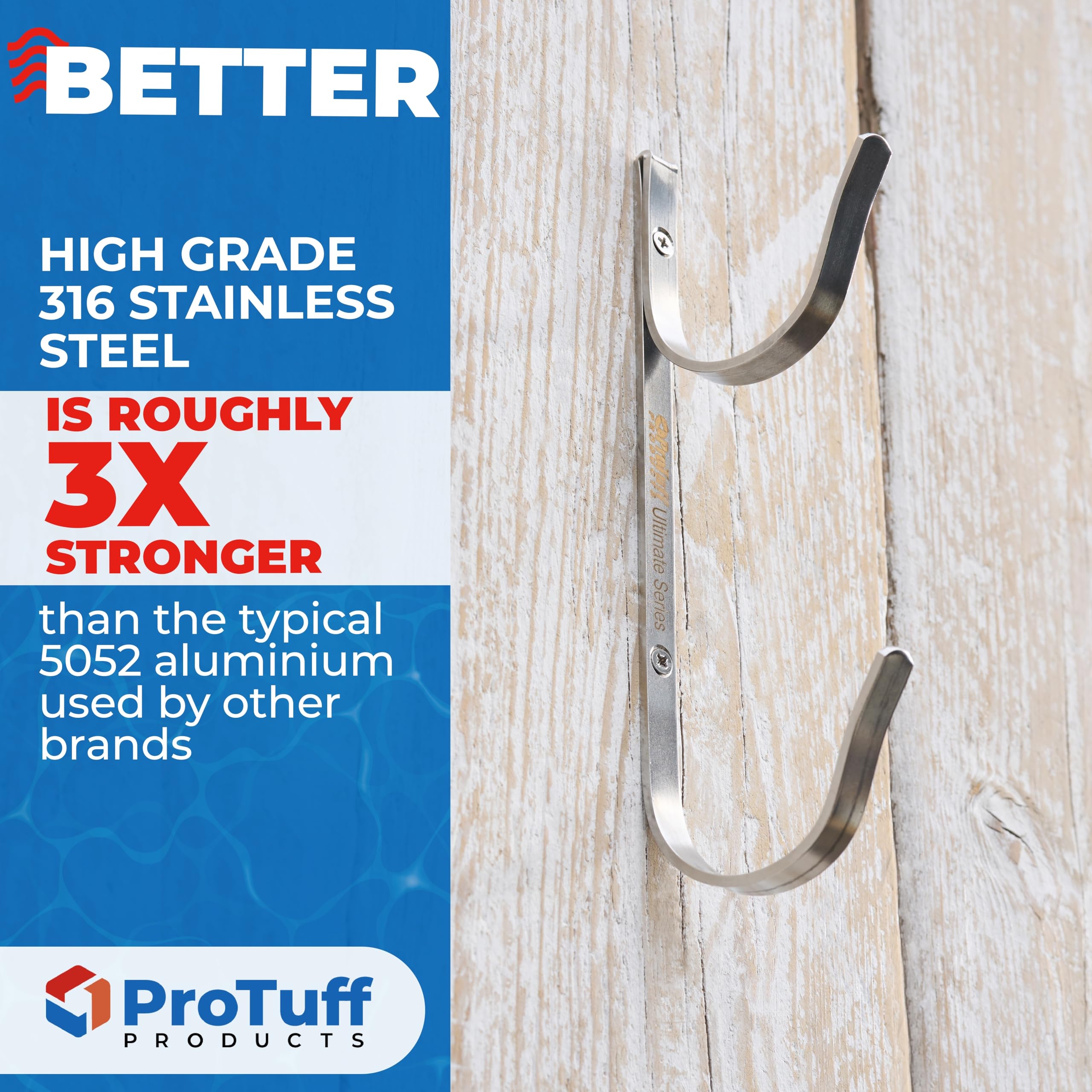 ProTuff used in a garage organizing long tools and saving floor space