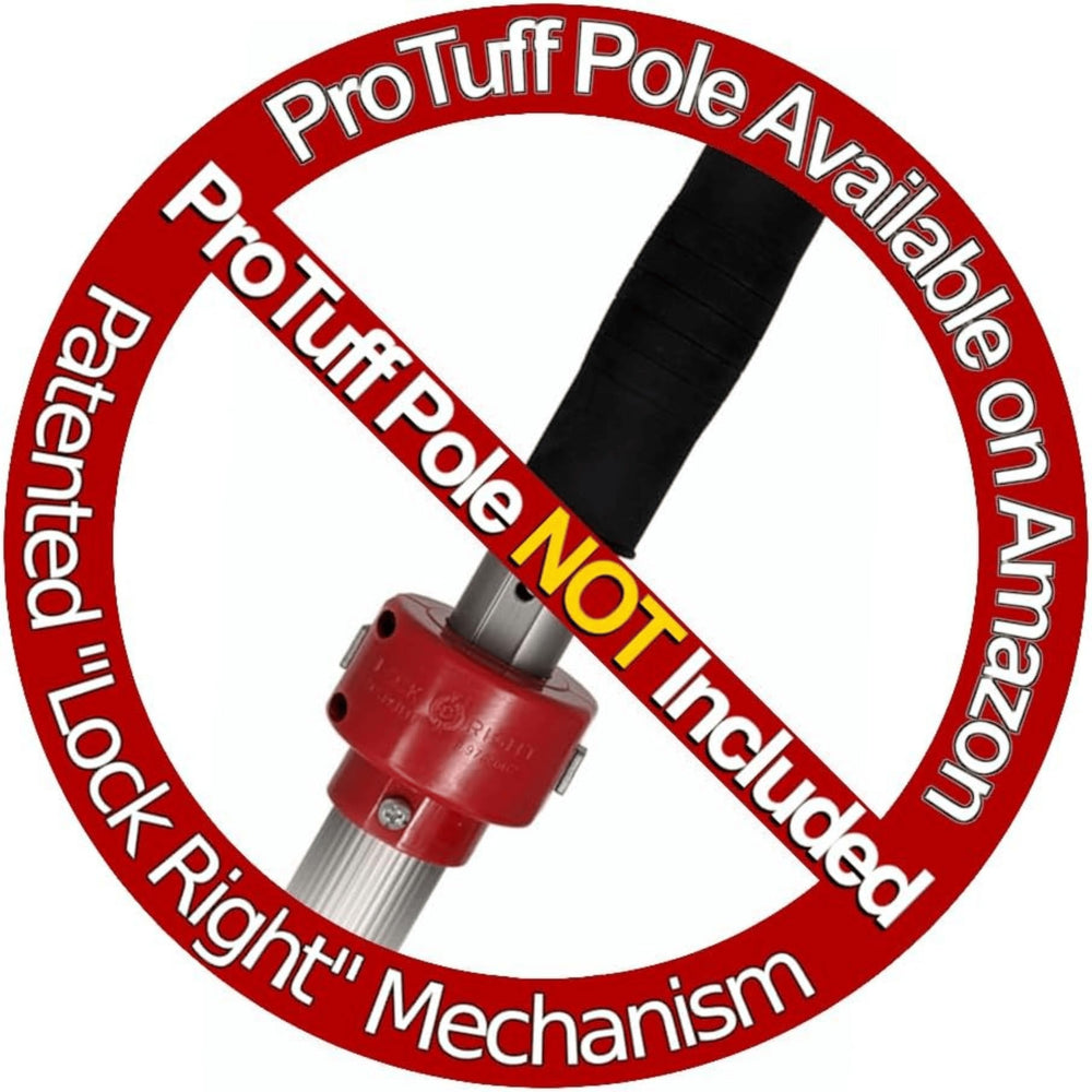 ProTuff hanger held by hand showing compact size and simple placement
