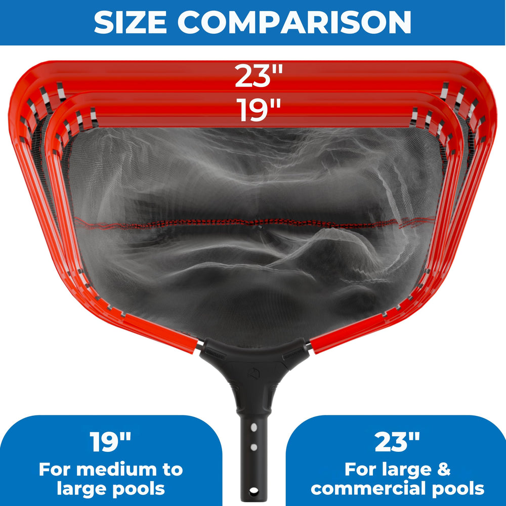 ProTuff size comparison with handle showing scale for professional use