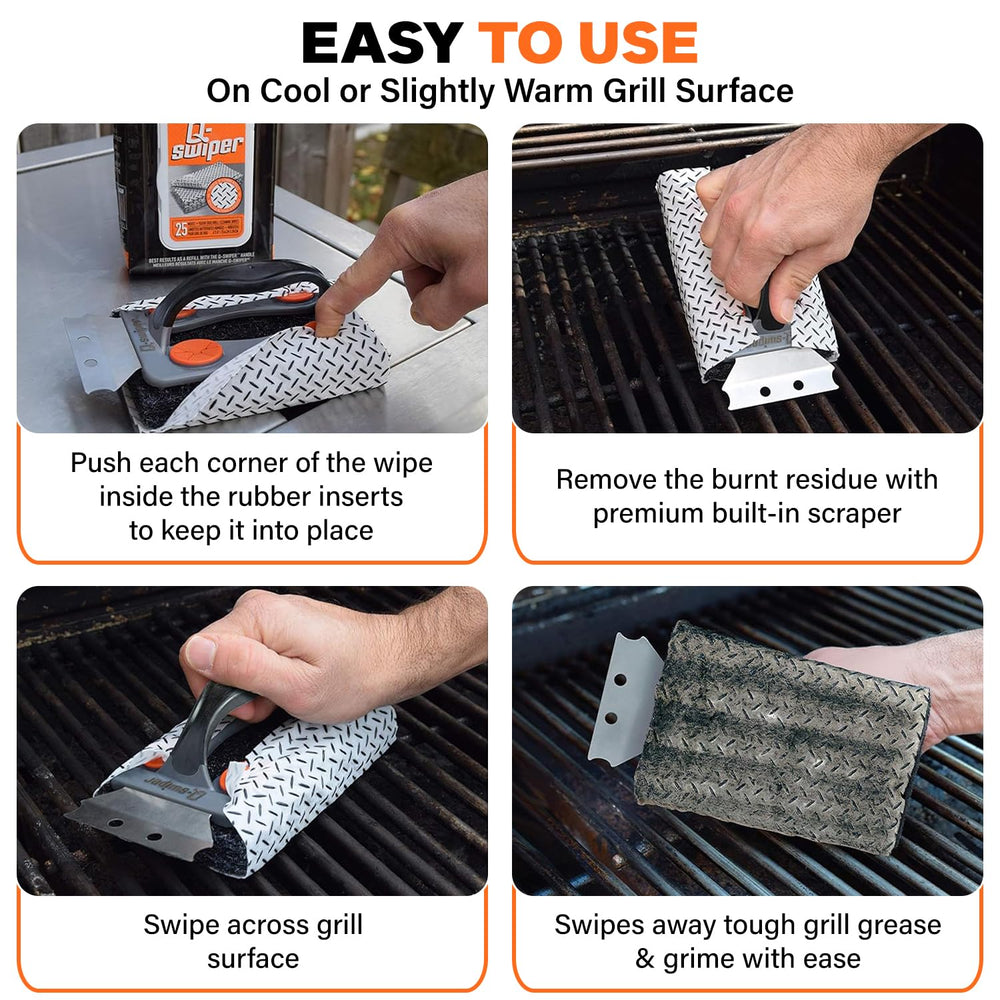Proud Grill Company complete kit laid out for organized cleaning convenience