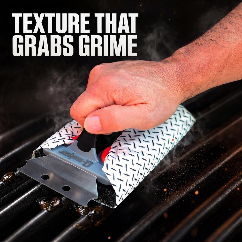 Proud Grill wipe held by hand showing 6x8 inch single-use size