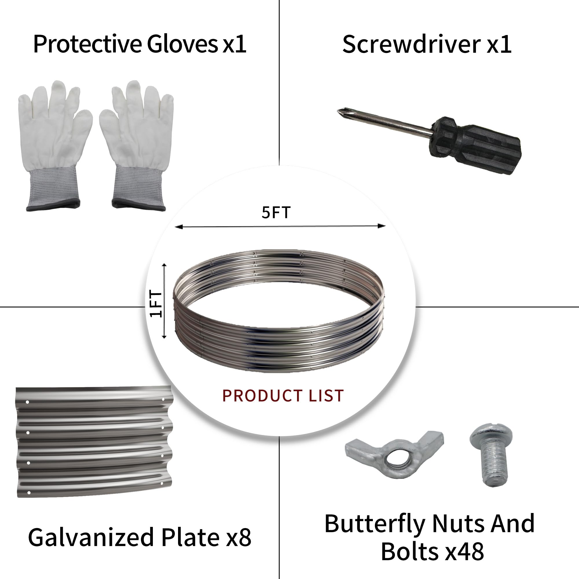 PROWORX assembly parts laid out illustrating quick, tool-friendly setup