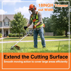 PROYAMA 3-tooth metal blade detail for cutting light brush and thick grass efficiently