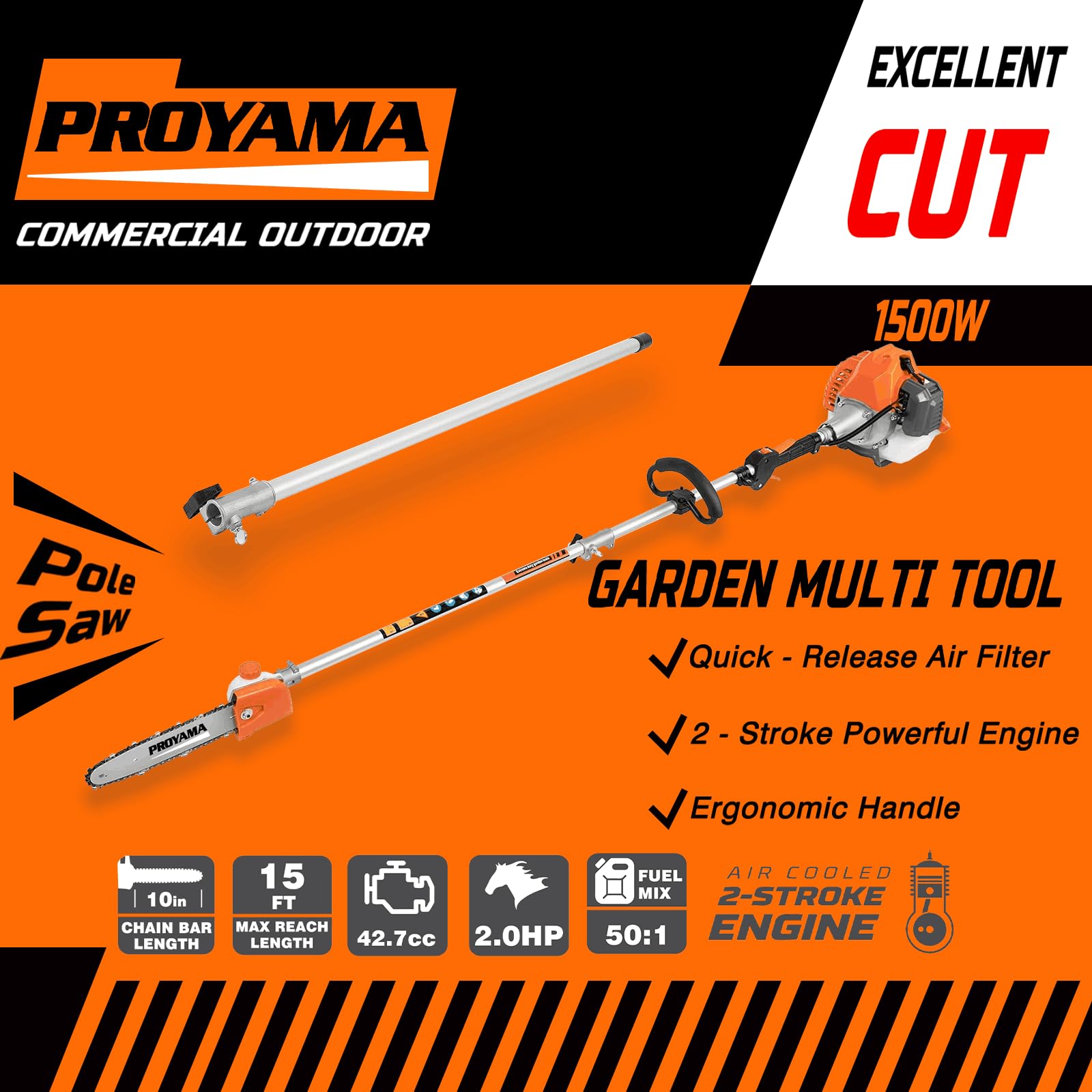 PROYAMA packed in truck bed demonstrating portability and convenient transport