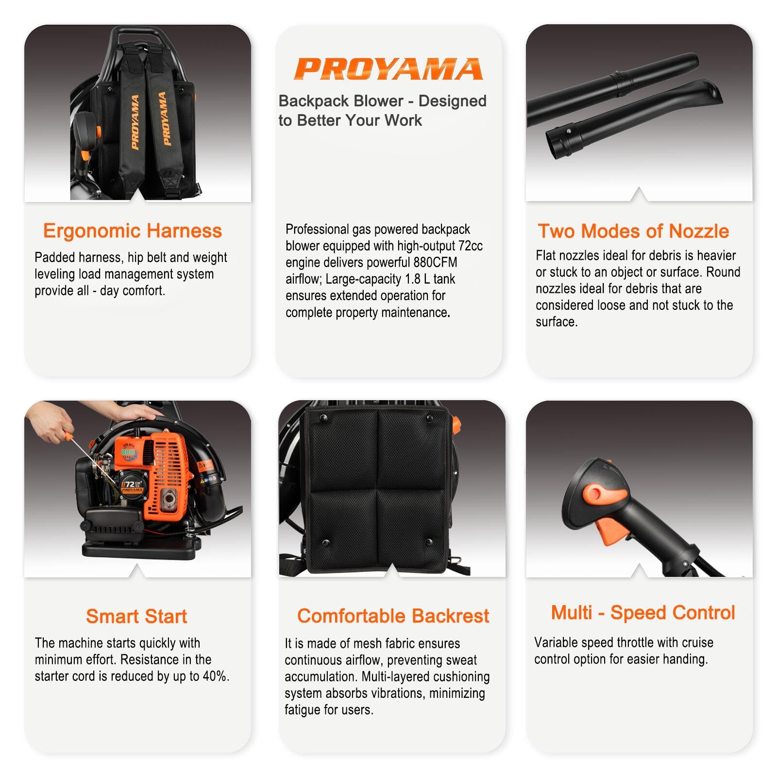 PROYAMA throttle controls and cruise demonstrating easy speed management