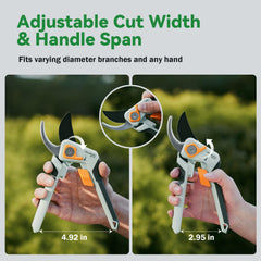 PrunePro ergonomic handle grip reducing hand fatigue