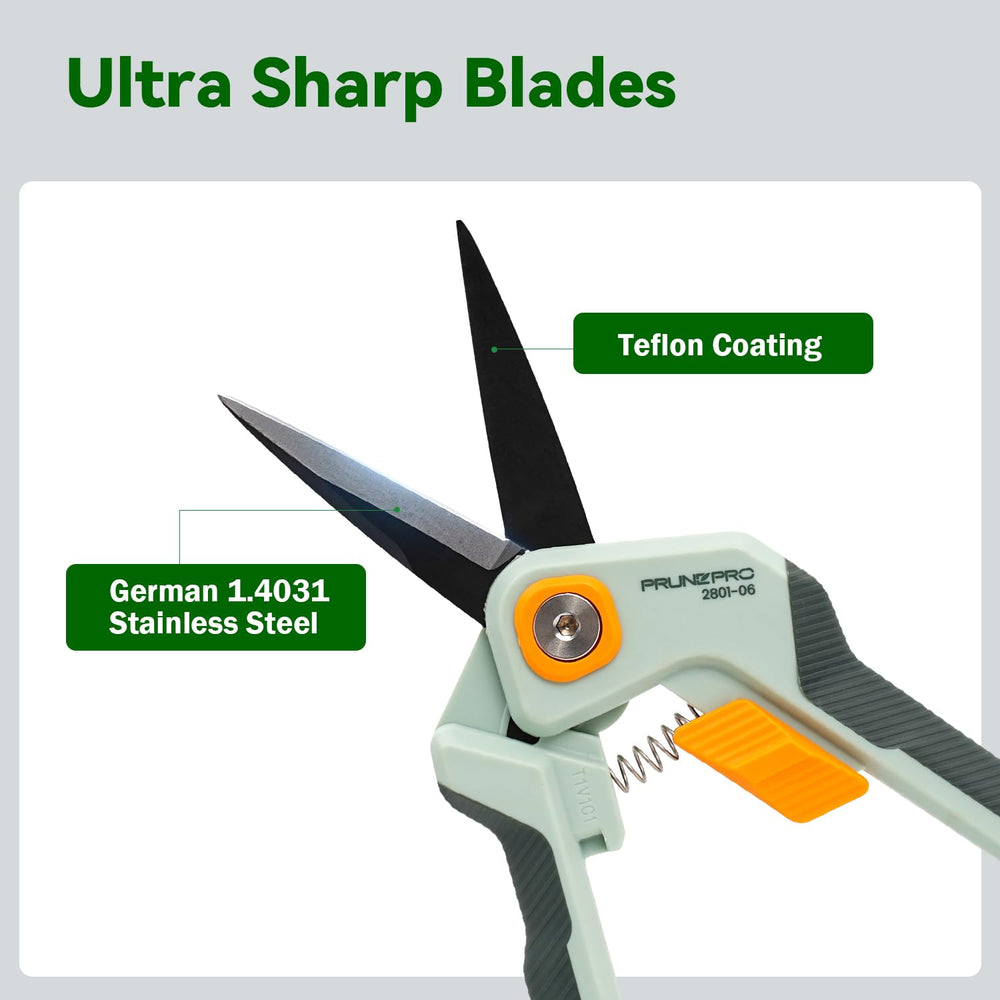 PrunePro in use cutting a rose stem for clean pruning