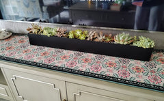 PSOIRGCNH planter beside ruler showing 32-inch length for scale and planting capacity