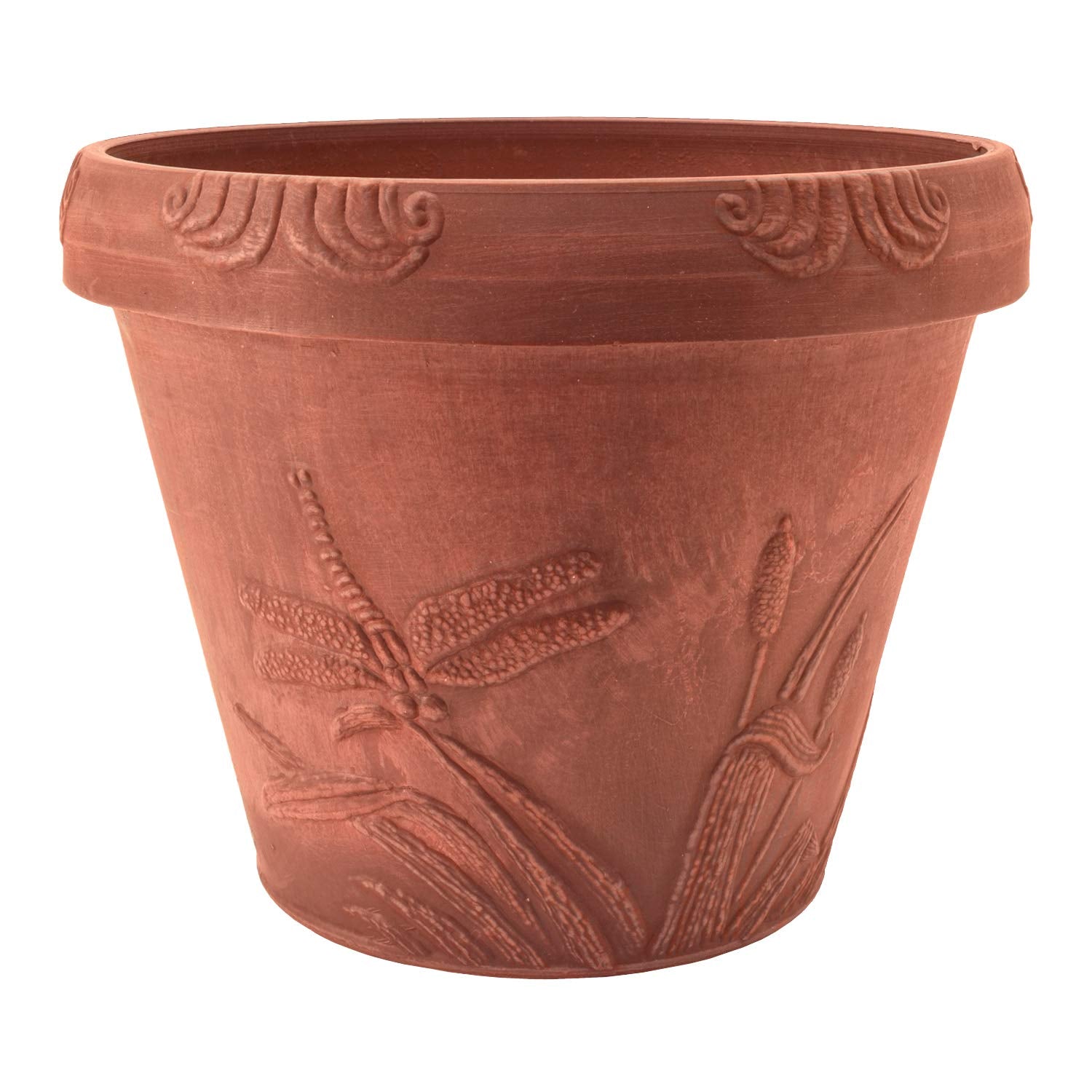 PSW Pot Collection close-up of raised dragonfly relief detailing for decorative appeal