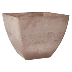PSW Pot Collection front view showing square tapered shape and neutral taupe finish