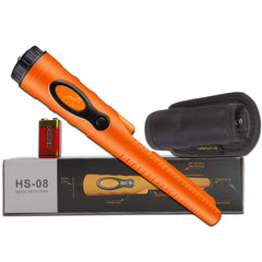 PudiBe HS08 front view showing bright orange waterproof body for visibility