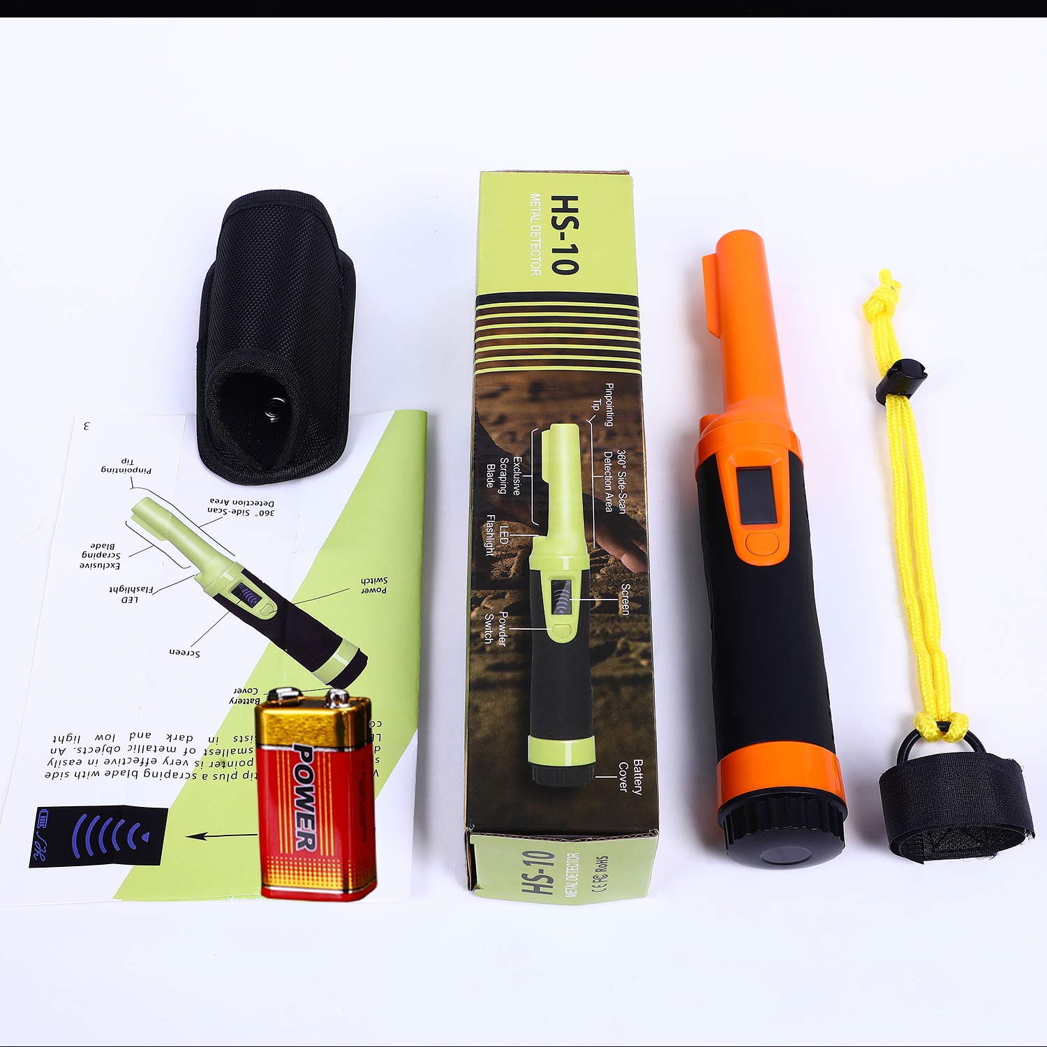 PudiBe HS10 beside a ruler for size comparison and portable convenience