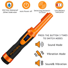 PudiBe HS10 submerged in shallow water demonstrating waterproof use