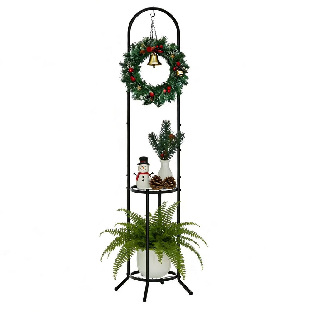 PULIJIAJU fully assembled stand ready to hang for instant display