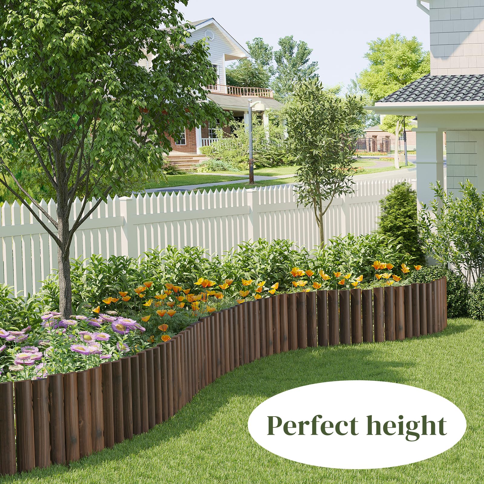 PULIJIAJU lawn pathway edge lifestyle shot improving curb appeal