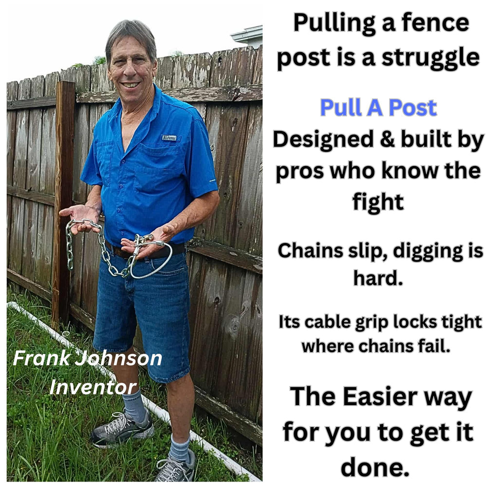Pull A Post on a farm jobsite illustrating faster fence repairs and efficiency