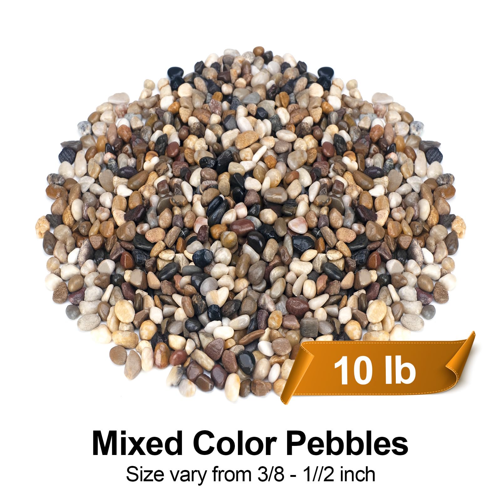 Close-up of Pulovin polished pebble texture highlighting smooth reflective surfaces