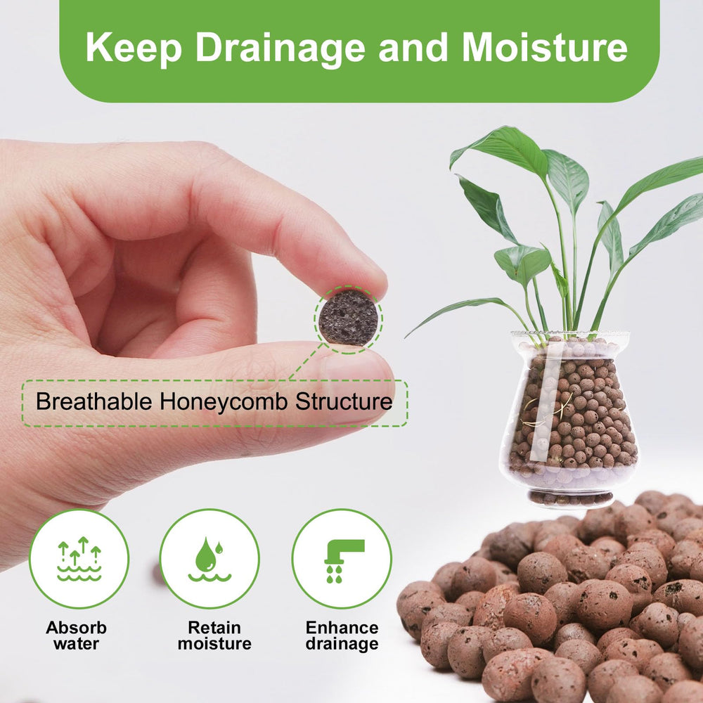 Pulovin filling a hydroponic tray providing stable root support