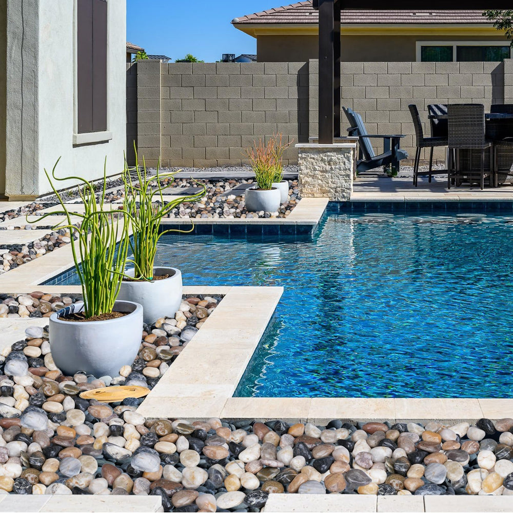 Pulovin in a landscaped garden scene adding natural style and improved drainage