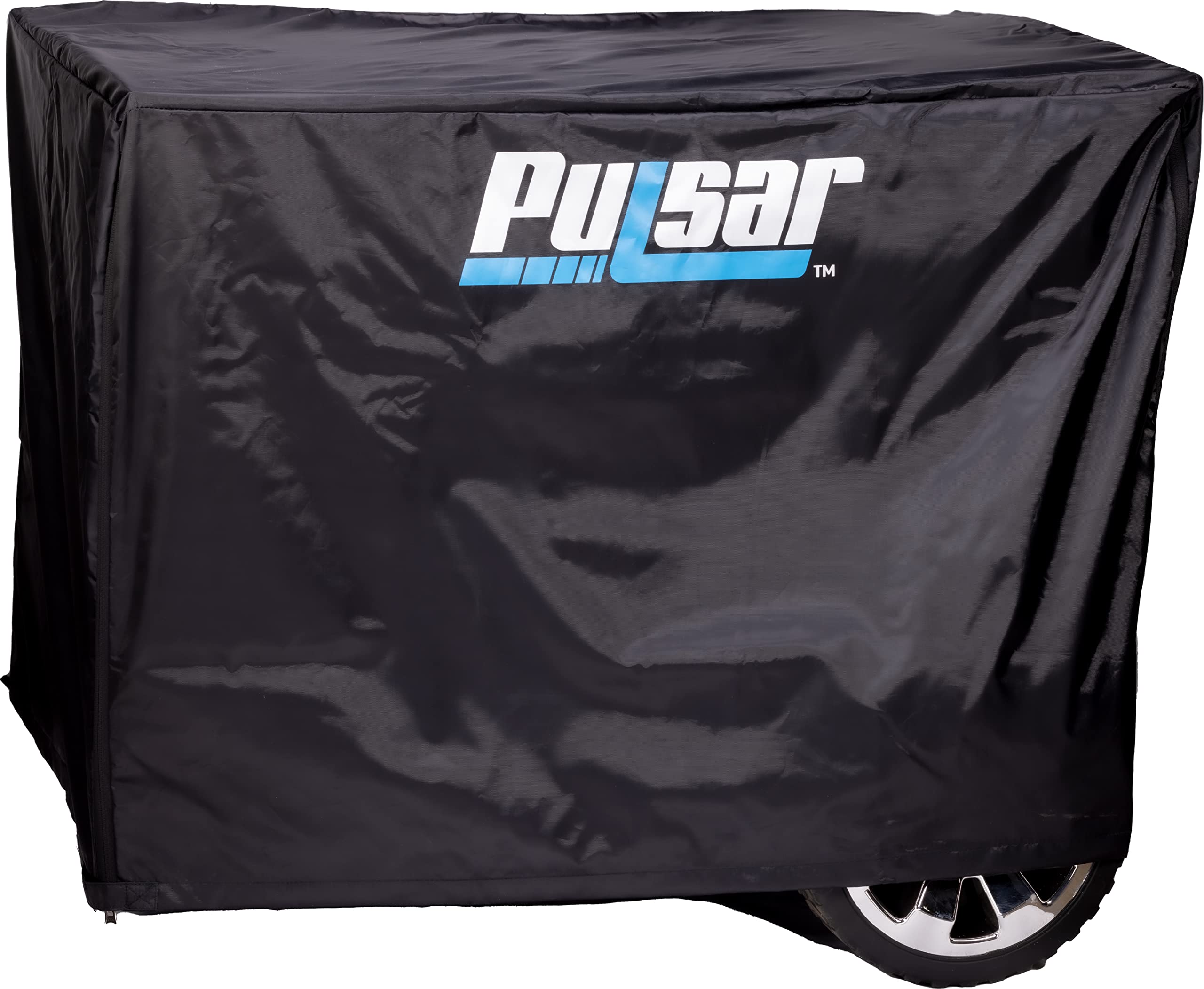 Pulsar generator cover front view protecting unit from rain and dust