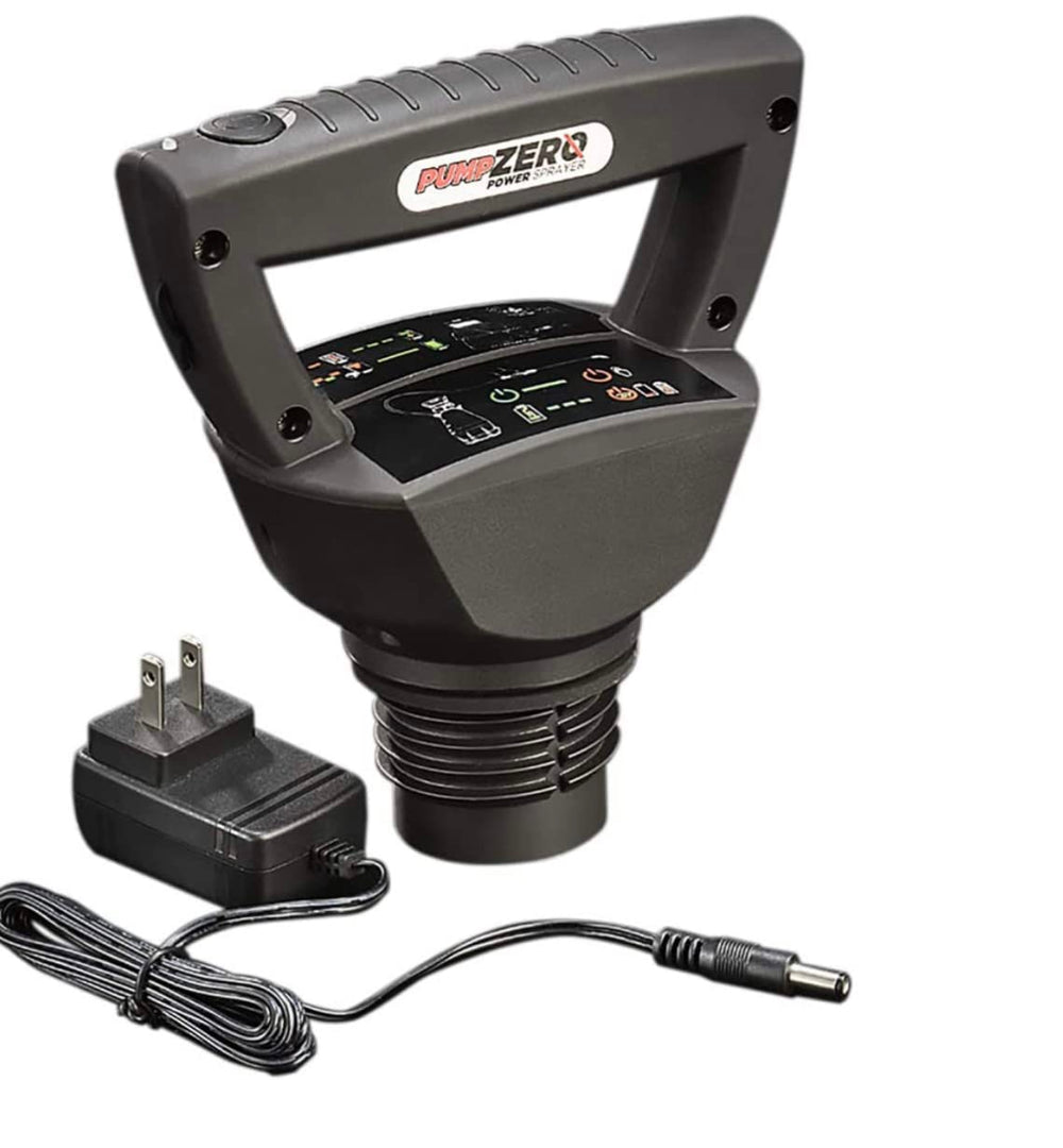 Pump Zero Technology pump head front view showing compact design and easy charging